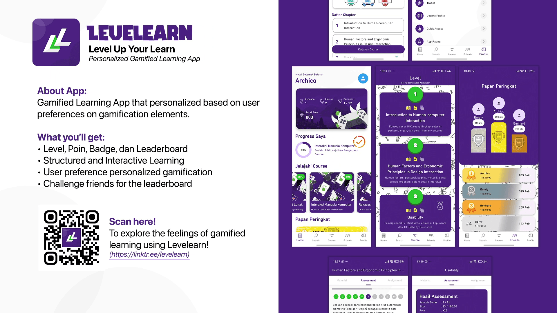 Levelearn App Advertisement