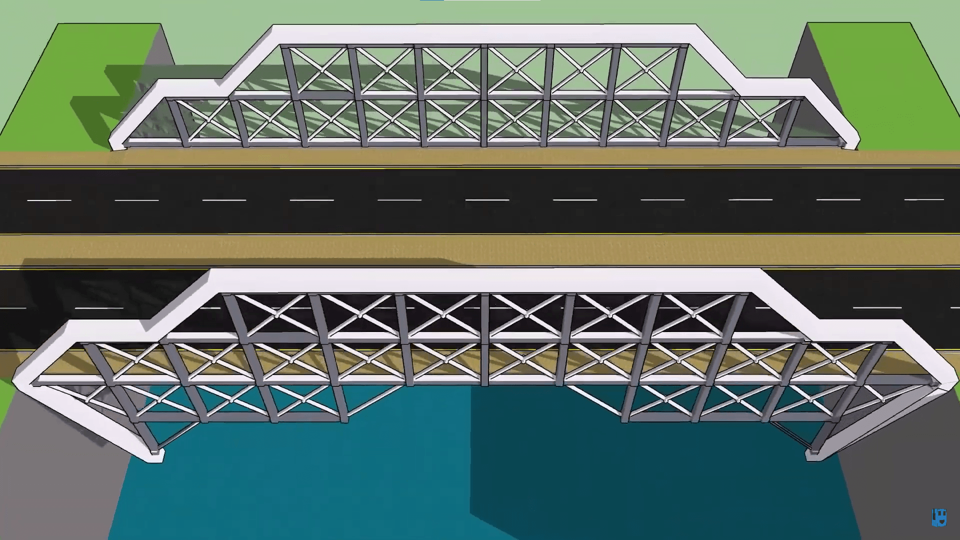 PRD Bridge 3D Model