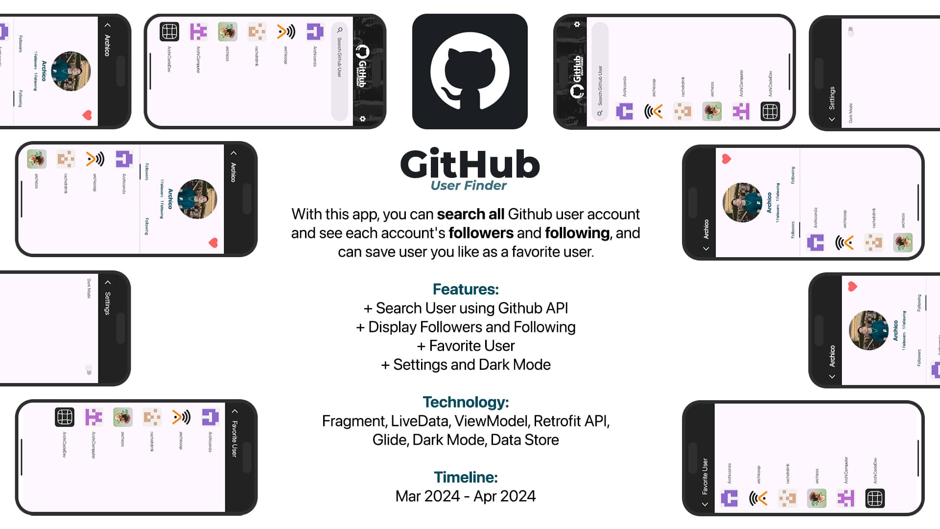 GitHub User Finder