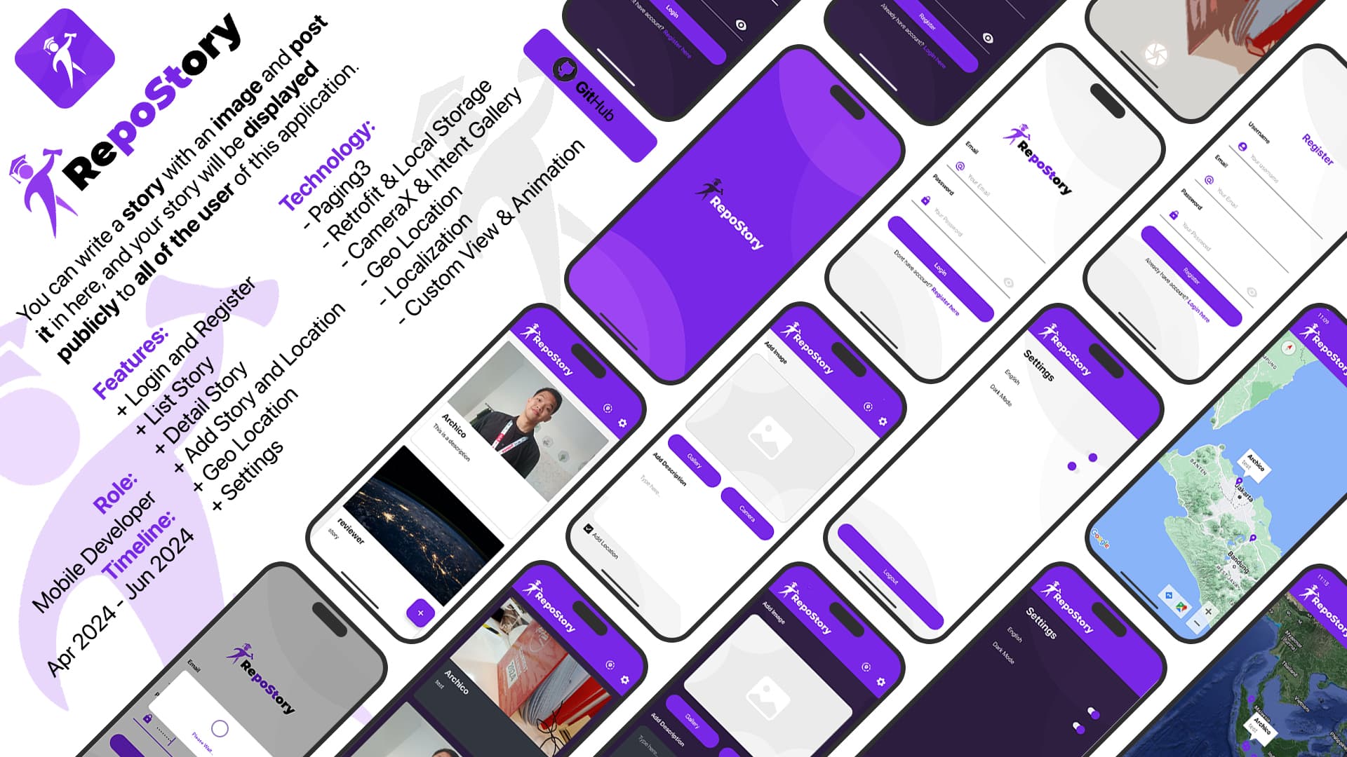 Repostory - Public Story Sharing App